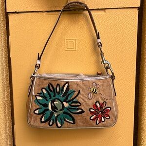 ***SOLD*** Authentic Coach Y2K Woven Mini Shoulder bag